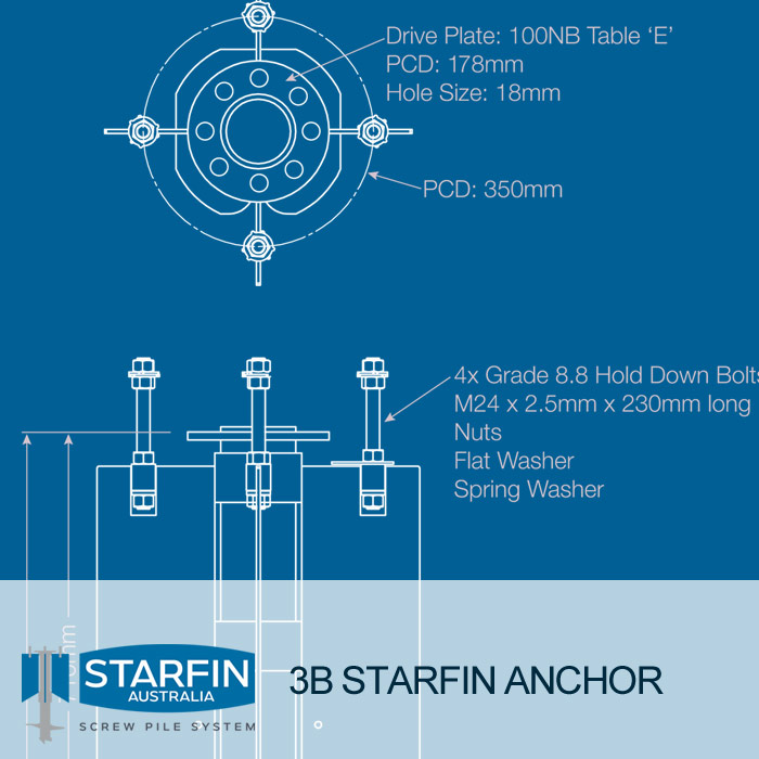 3B Starfin Anchor